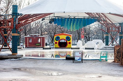 MIKAELA MACKENZIE / WINNIPEG FREE PRESS

The closed (and partially melted) canopy rink at The Forks on Tuesday, Jan. 30, 2024. For Malak story.
Winnipeg Free Press 2024.