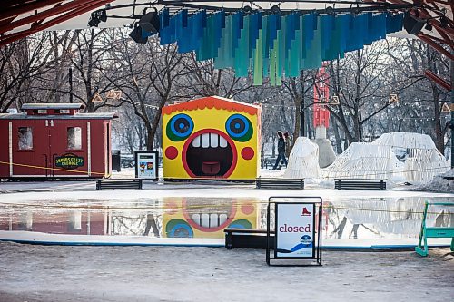 MIKAELA MACKENZIE / WINNIPEG FREE PRESS

The closed (and partially melted) canopy rink at The Forks on Tuesday, Jan. 30, 2024. For Malak story.
Winnipeg Free Press 2024.