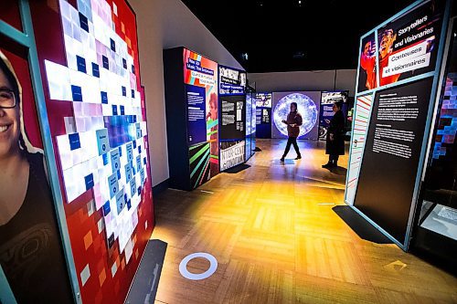 MIKAELA MACKENZIE / WINNIPEG FREE PRESS

Lead curator Julia Peristerakis walks through the new exhibit, Beyond the Beat: Music of Resistance and Change, at the Canadian Museum for Human Rights on Tuesday, Jan. 30, 2024. For Jen story.
Winnipeg Free Press 2024.