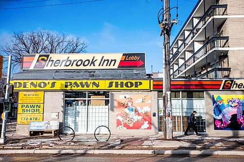 MIKAELA MACKENZIE / WINNIPEG FREE PRESS

The closed Sherbrook Inn on Friday, Feb. 2, 2024. For Malak story.
Winnipeg Free Press 2024.