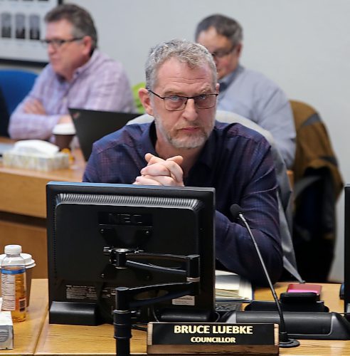 Coun. Bruce Luebke (Ward 6) issued an apology to his council colleagues on Sunday after delivering heavy criticism of Brandon's 2024 budget during budget deliberations the previous day. (Colin Slark/The Brandon Sun)