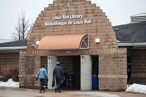 JOHN WOODS / WINNIPEG FREE PRESS
Louis Riel Library on Dakota, which was the scene of a police incident where a male caused a disturbance, is photographed Monday, February 5, 2024.  

Reporter: nicole