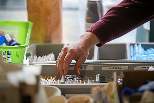 Items used for drug use are distributed from the reception area of Insite, a facility for safe consumption of drugs, on East Hastings in Vancouver, Monday, April 17, 2023. (Trevor Hagan / Winnipeg Free Press)