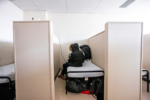 MIKAELA MACKENZIE / WINNIPEG FREE PRESS

Annour, a 28-year-old refugee who journeyed here across many countries from N&#x544;jamena, Chad, in his dorm room at the Salvation Army in Winnipeg on Wednesday, Feb. 7, 2024. For Chris Kitching story.
Winnipeg Free Press 2024.