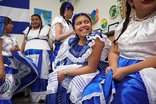 08022024
Dancers wait to perform at the El Salvador Pavilion during the opening ceremony for the Westman Multicultural Festival at the North End Community Centre on Thursday evening. The Multicultural Festival is back for the weekend with six pavilions including El Salvador, Mauritius, Philippines, India, Mexico and Ukraine. (Tim Smith/The Brandon Sun)