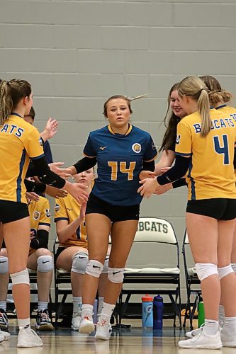 Brianne Stott, set to graduate from Brandon University this spring, plays her Senior Night game today against Thompson Rivers in the Bobcats' last Canada West women's volleyball home match of the season. (Thomas Friesen/The Brandon Sun)