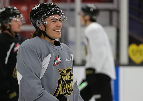 Matt Henry's upbeat personality has made him a valued part of the Brandon Wheat Kings dressing room. (Perry Bergson/The Brandon Sun)
Feb. 15, 2024

