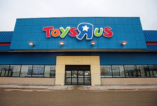 JOHN WOODS / WINNIPEG FREE PRESS
Toys-R-Us store near Polo Park is photographed Monday, February 12, 2024. HMV is planning to sell their products in the national toy store chain.

Reporter: gabby