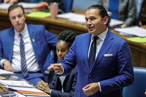 RUTH BONNEVILLE / WINNIPEG FREE PRESS

LOCAL - question period at LEG

Manitoba's new Premier, Wab Kinew and members of his caucus, will take questions from the official opposition, PC leader, Heather Stefanson and her members, in the house at the Legislative Building Wednesday. 

Nov 22nd,, 2023