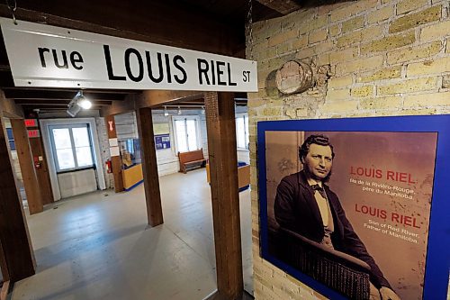 MIKE DEAL / WINNIPEG FREE PRESS
The Louis Riel Exhibit at the St. Boniface Museum.
240206 - Tuesday, February 06, 2024.