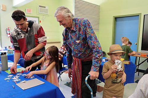 Donald Nault enjoys the activities during Louis Riel Day celebrations at the Manitoba Métis Federation’s southwest region’s building in Brandon on Monday. (Michele McDougall/The Brandon Sun)   