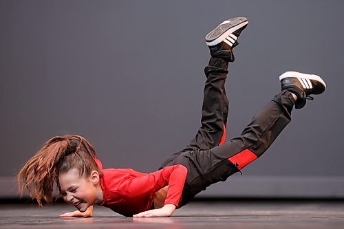 20022024
Avery Low performs with Kate Ridgen in the Hip Hop Duo, Own Choice, 10 Years and Under category during the Dance portion of the Brandon Festival of the Arts at the Western Manitoba Centennial Auditorium on Tuesday. The dance portion of the festival continues all week at the WMCA.
(Tim Smith/The Brandon Sun)