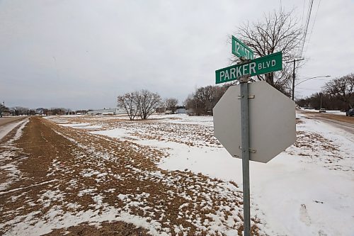 The open lot at 12th Street North and Parker Boulevard in Brandon, as seen on Feb. 23. (Matt Goerzen/The Brandon Sun)