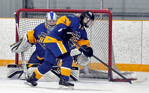 As a blue-liner with the Yellowhead Chiefs, Faith Burtnick says having good gap is definitely important and something she always likes to push herself during practice time. If there's a weakness to her play, she admits it's her offensive game and does not accumulate a lot of points. (Jules Xavier/The Brandon Sun)