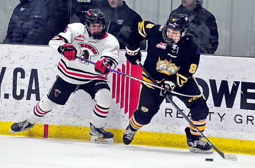 Ecliping the 100-point mark and being named MVP in the Manitoba U18 AAA Hockey League, Brandon Wheat Kings forward Jaxon Jacobson will need a shadow if opposing teams want to slow him from putting up big numbers during the post-season. In just 35 regular season games, Jacobson (9) scored 37 goals, added a league-best 60 helpers, and finished with 106 points to win the league scoring race. (Jules Xavier/The Brandon Sun)