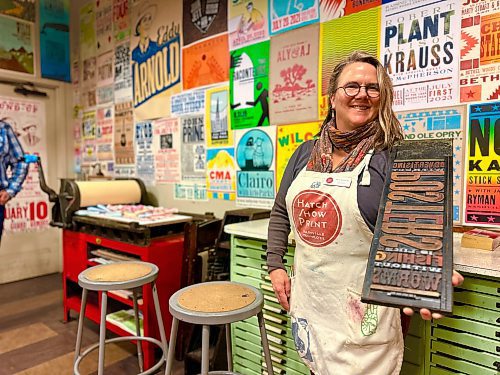 Shel Zolkewich / Winnipeg Free Press
Indulge your artistic side with a visit to Hatch Show Print, a hard-working letterpress shop that’s been putting ink to paper since 1879. 
