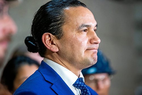 MIKAELA MACKENZIE / FREE PRESS

Premier Wab Kinew speaks to the media at the Manitoba Legislative Building on Wednesday, March 6, 2024. 


For Carol/Danielle story.