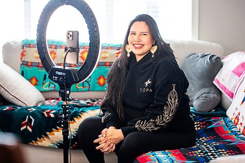 MIKAELA MACKENZIE / FREE PRESS

Michelle Chubb, aka Instagram/Tik Tok influencer Indigenous Baddie, in her home on Thursday, March 7, 2024. Chubb, who is in her mid-20s, posts on about her life as a mother and her work as an activist educating people on Indigenous values and culture. 


For AV story.