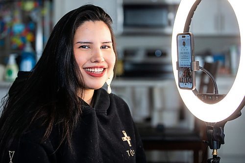 MIKAELA MACKENZIE / FREE PRESS

Michelle Chubb, aka Instagram/Tik Tok influencer Indigenous Baddie, in her home on Thursday, March 7, 2024. Chubb, who is in her mid-20s, posts on about her life as a mother and her work as an activist educating people on Indigenous values and culture. 


For AV story.