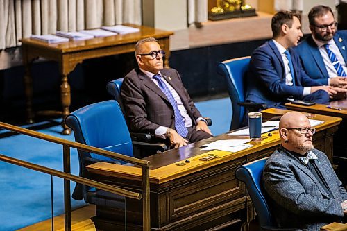 MIKAELA MACKENZIE / FREE PRESS

Heather Stefanson&#x573; empty seat during question period at the Manitoba Legislative Building on Wednesday, March 6, 2024. 


For Carol/Danielle story.