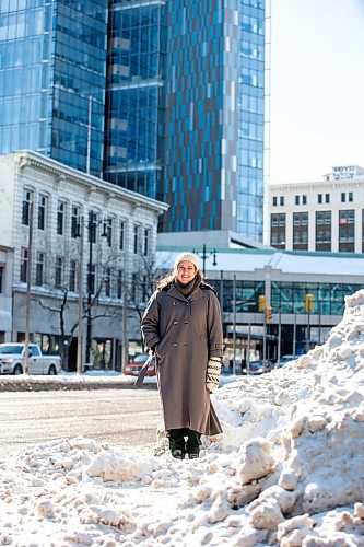 MIKAELA MACKENZIE / FREE PRESS

Laura Tyler, executive director of Sustainable Building Manitoba Inc, in downtown Winnipeg on Friday, March 8, 2024. The non-profit organization showcases local innovation and inspires stakeholders to create life-enhancing environments.  

For Janine LeGal story.