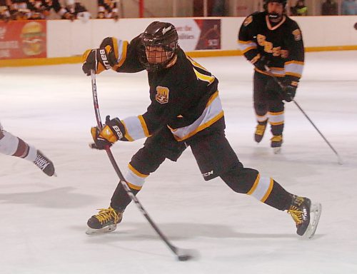 Lucas Jolicoeur was named as the province's second-best male high school hockey player in a Winnipeg Free Press coach's survey released March 4. The grade 12 forward finished with 37 points in 23 games this season, only losing out to Stonewall's Gavin Holod in the rankings. (Cassidy Dankochik The Carillon)