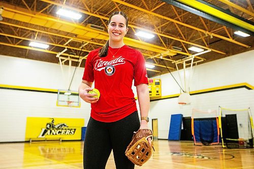 MIKAELA MACKENZIE / FREE PRESS

National team softball player Danika Nell at practice in Winnipeg on Wednesday, March 13, 2024.  

For Mike Sawatzky story.