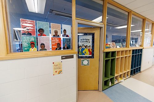 MIKE DEAL / WINNIPEG FREE PRESS
Signs of positive inclusive learning in Amber Trails Community School, 1575 Templeton Ave.
See Maggie Macintosh story
240314 - Thursday, March 14, 2024.