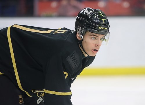 Brandon Wheat Kings defenceman Charlie Elick said the team is looking forward to the playoffs, but has two challenges ahead as it hosts the Moose Jaw Warriors tonight and visits the Regina Pats on Friday. (Perry Bergson/The Brandon Sun)
March 21, 2024