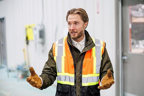 MIKE DEAL / WINNIPEG FREE PRESS
BrettYoung CEO, Erik Dyck during a tour of their facility just south off the South Permiter Highway west of the Brady land fill, including their new $20 million seed cleaning and packaging facility.
See Martin Cash story
240320 - Wednesday, March 20, 2024.