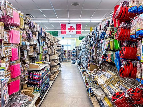 MIKAELA MACKENZIE / FREE PRESS

The Ellice Avenue Dollar Tree in Winnipeg on Wednesday, March 20, 2024. 

For Gabby story.