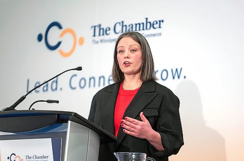 RUTH BONNEVILLE / FREE PRESS

BIZ - Sara Stasiuk

Photo of Sara Stasiuk, CEO of The Forks North Portage, speaking at luncheon at RBC Convention Centre Thursday.  She may share developments on the Railside project, which will see housing built at The Forks.

See story by. Gabby

March 21st , 2024
