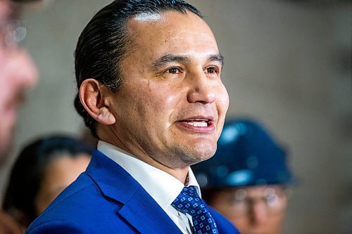 MIKAELA MACKENZIE / FREE PRESS

Premier Wab Kinew speaks to the media at the Manitoba Legislative Building on Wednesday, March 6, 2024. 


For Carol/Danielle story.