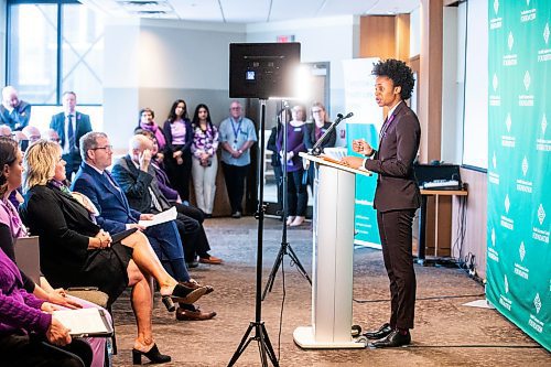 MIKAELA MACKENZIE / FREE PRESS

Health minister Uzoma Asagwara announces a new adult epilepsy monitoring unit at the Health Sciences Centre on Tuesday, March 26, 2024. 

For Katie story.