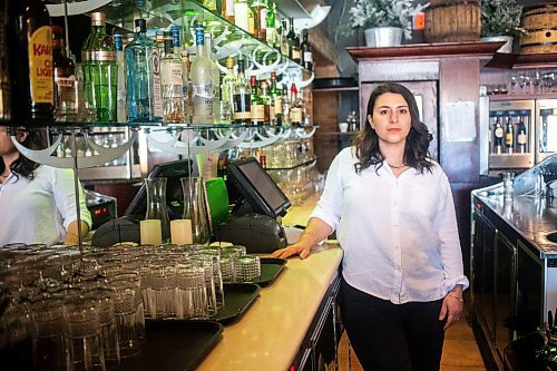 MIKAELA MACKENZIE / FREE PRESS

Elena Grande, operations manager at Mona Lisa restaurant (where thieves broke in and stole liquor last Sunday), at the wine bar on Thursday, March 28, 2024. 

For Chris story.