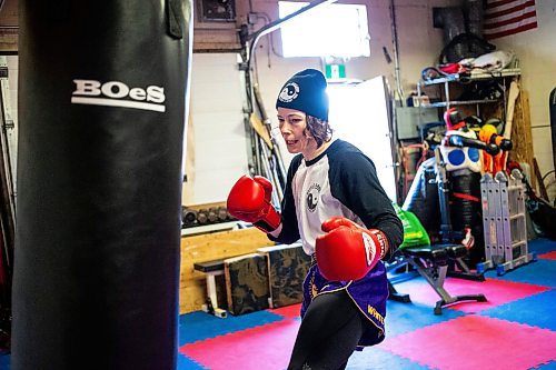 MIKAELA MACKENZIE / FREE PRESS

Muay Thai fighter Amber Berg in Winnipeg on Thursday, April 4, 2024.  Berg will be competing in the Muay Thai World Cup later this month in Calgary, where she'll be fighting for a Bantamweight title and potentially a professional contract.

For Taylor story.