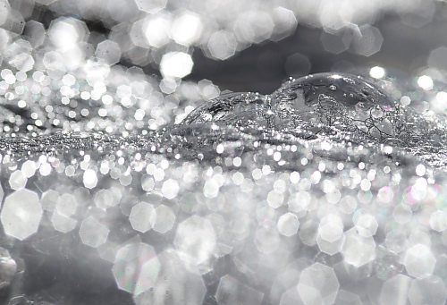 Bubbles glinting in the bright sunshine go with the flow on top of meltwater in a ditch down Grandvalley Road west of Brandon on Friday morning. (Matt Goerzen/The Brandon Sun)