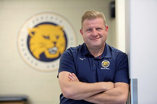 Brandon University Bobcats athletic therapist Schad Richea poses for a shot in the Healthy Living Centre's medical clinic on Friday. (Matt Goerzen/The Brandon Sun)