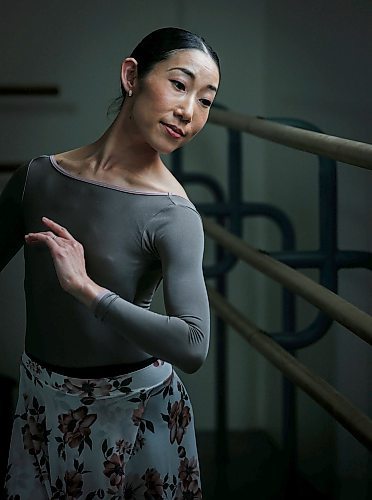 JOHN WOODS / FREE PRESS
Royal Winnipeg Ballet (RWB) soloist Yayoi Ban is photographed in a RWB studio in Winnipeg  Monday, April 8, 2024. After 19 years Ban is retiring from the RWB af the end of this season.

Reporter: Jen