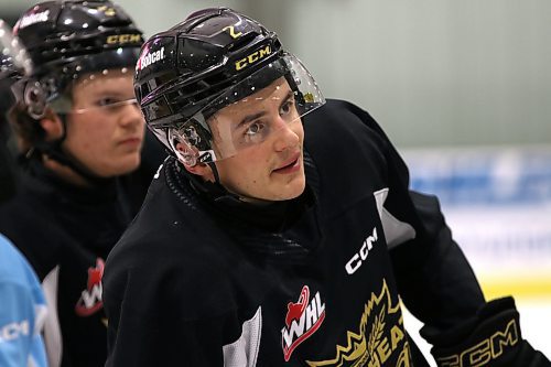Overage defenceman Jackson DeSouza was acquired by the Brandon Wheat Kings on Nov. 30 for fellow 2003-born defenceman Kayden Sadhra-Kang, and enjoyed spending the final chapter of his Western Hockey League career with the Brandon Wheat Kings. (Perry Bergson/The Brandon Sun)