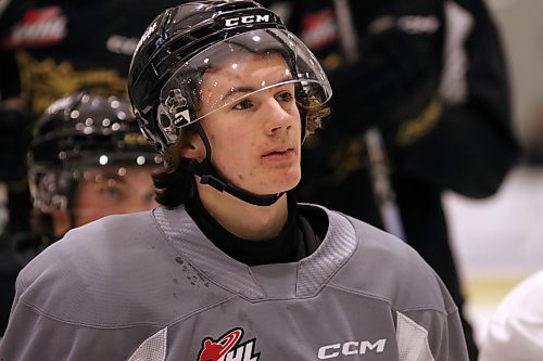 Carter Klippenstein was the rookie of the year for the Brandon Wheat Kings in his 17-year-old season. (Perry Bergson/The Brandon Sun)