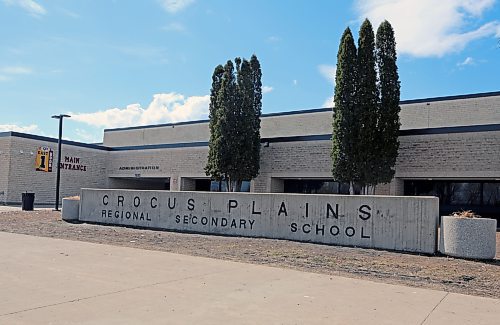 The Brandon School Division and Brandon Police Service said Wednesday that police were investigating after a student made a threat against Crocus Plains Regional Secondary School on Tuesday afternoon. (Colin Slark/The Brandon Sun)