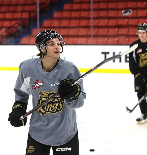 Jayden Wiens said the season he spent with the Brandon Wheat Kings was the most fun of his career. (Perry Bergson/The Brandon Sun)