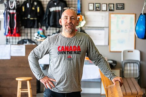 MIKAELA MACKENZIE / FREE PRESS
	
Cory Coles, who travels around North America with his family so that his kids can train at wrestling, in Winnipeg on Wednesday, April 10, 2024. 

For Taylor story.