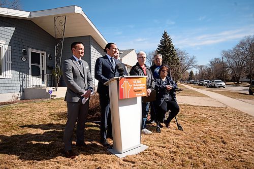 Mike Sudoma/Winnipeg Free Press
Manitoba Premier Wab Kinew answers questions from the media after announcing the NDP&#x2019;s $1500 Homeowners Affordability tax credit Friday morning press conference 
April 12, 2024