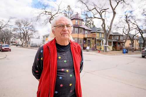 Mike Sudoma / Free Press
Bill Harrison creator of the Wolseley Cradle reminisces about living in the Wolseley neighbourhood Friday afternoon
April 12, 2024