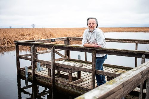 MIKAELA MACKENZIE / FREE PRESS

Pascal Badiou, a wetlands researcher with Ducks Unlimited Canada, at Oak Hammock Marsh on Wednesday, April 17, 2024.  

For JS story.