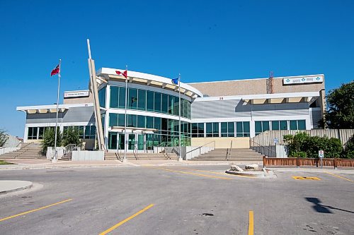 Daniel Crump / Winnipeg Free Press. The Pan Am pool in Winnipeg where city is considering installing a solar wall on the south side of the building. September 7, 2022.