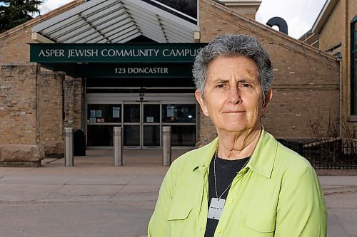 MIKE DEAL / FREE PRESS
Paula Parks, president of the Jewish Federation of Winnipeg.
240422 - Monday, April 22, 2024.