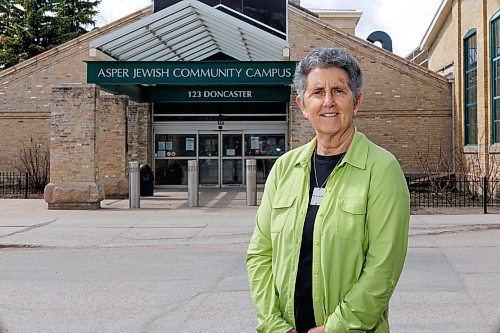 MIKE DEAL / FREE PRESS
Paula Parks, president of the Jewish Federation of Winnipeg.
240422 - Monday, April 22, 2024.